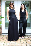 The Perfect Pocketed Maxi Skirt - Black