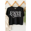 Just a Girl Who Loves Jesus Crop Top