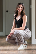Cinched Pants - Pewter