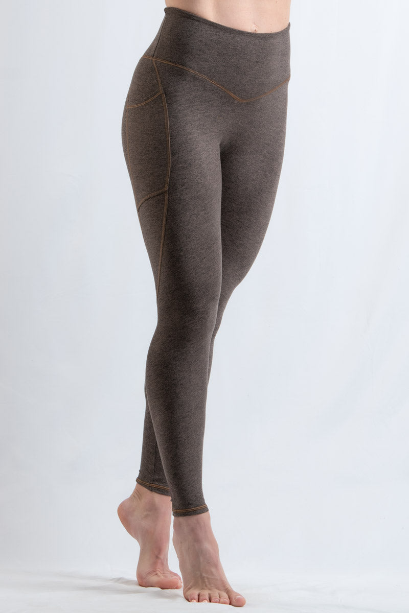 Leggings with Pockets - Cappuccino