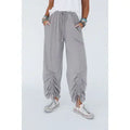 Cinched Pants - Pewter