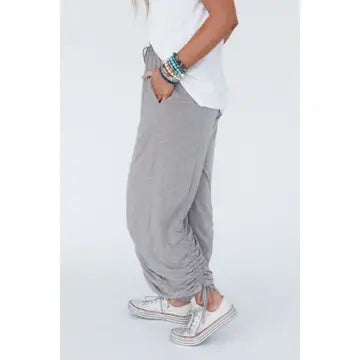 Cinched Pants - Pewter